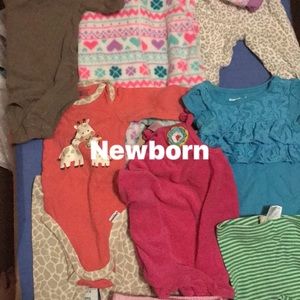 Newborn baby girl clothes